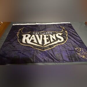 Baltimore Ravens 30th Anniversary Flag